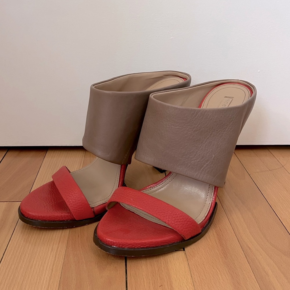 BCBG slide heels